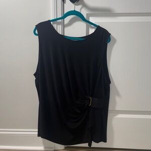 Elegant Black Sleeveless Top